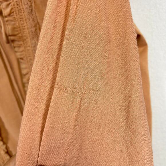 Cotton Cardigan Woman's 1X Chiffon Smocking Top Rose Cottagecore - Picture 14 of 15